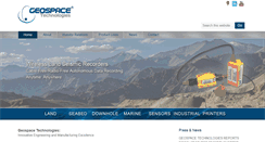 Desktop Screenshot of geospace.com