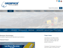 Tablet Screenshot of geospace.com
