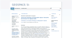 Desktop Screenshot of geospace.si