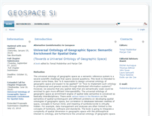 Tablet Screenshot of geospace.si